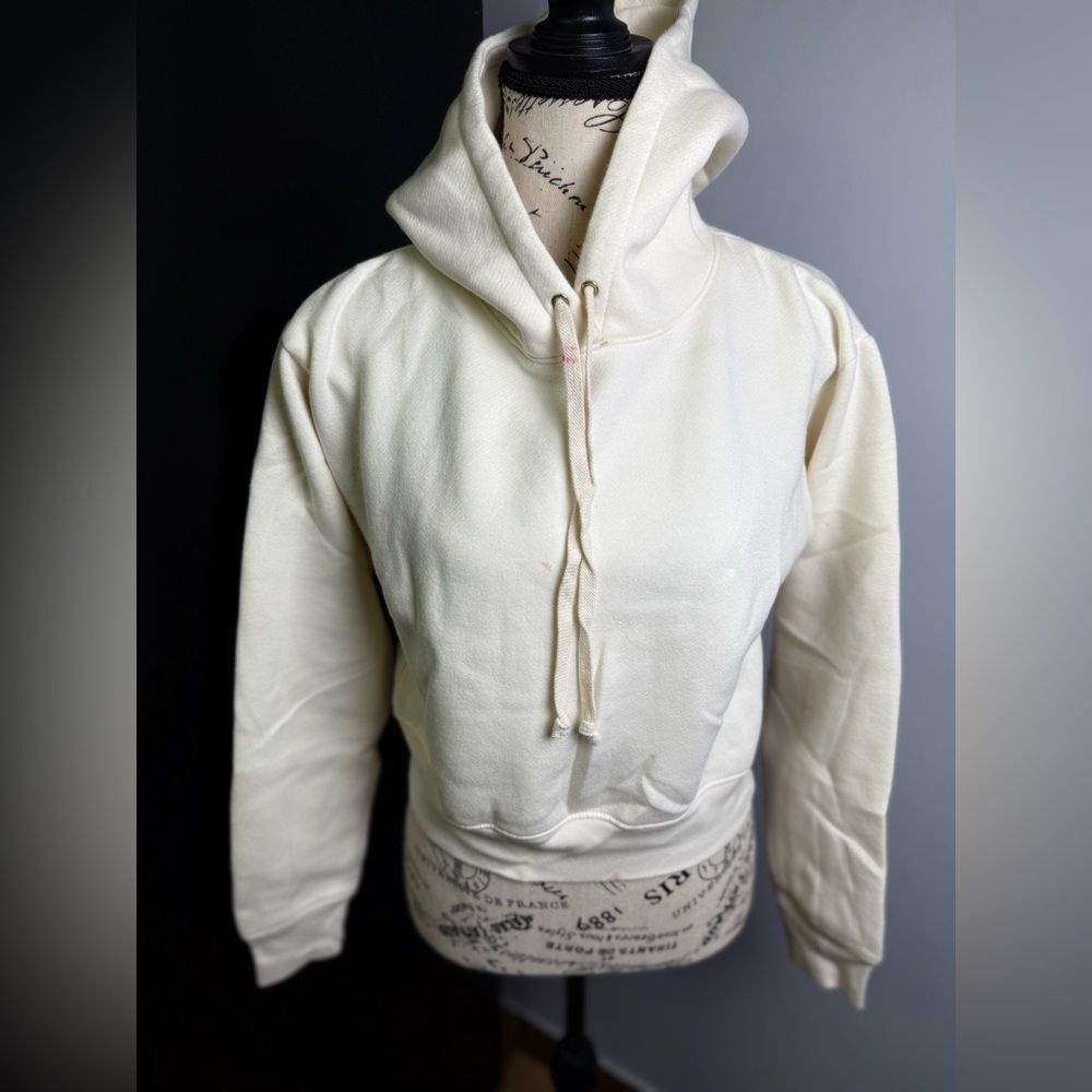 J.Crew Heritage fleece cropped hoodie NWT Size XS